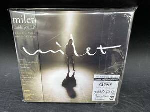 新品未開封 milet（ミレイ）/　inside you EP　 初回生産限定盤（CD+DVD）デビューEP