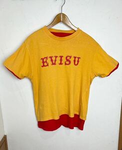 EVISU エヴィス YAMANE ヤマネ リバーシブルT コットン　メッシュ メンズ サイズ40カモメ