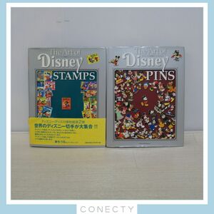 The Art of Disney PINS/STAMPS 2冊セット ディズニーグッズ博物館 ? II ピン スタンプ コレクション 初版 東方出版【I1【S1
