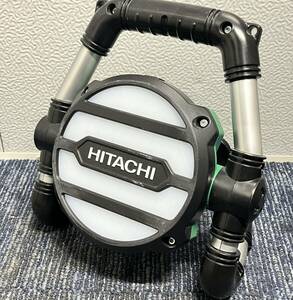 【美品】HITACHI 日立工機 14.4V/18V コードレスワークライト UB18DGL バッテリー1個(6.0Ah) ACアダプタ付 充電式 作業ライト 2386