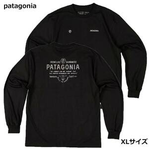 １円～　美品　送料無料　パタゴニア　patagonia 長袖　Tシャツ　ロンT　黒　XL　クラシック　レトロ　アンティーク　カリフォルニア　CA