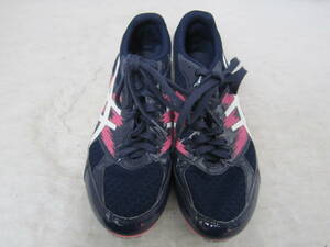 陸上スパイク　　asics EFFORT MK（アシックス エフォートMK）(1091A014)　 濃紺/ピンク/白　 23.5㎝ 2E　US4.5　　2021年モデル　 ok2311E