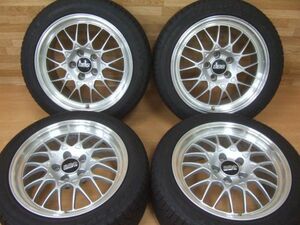 11-7867◆希少!! 鍛造★BBS マツダ FD3S RX-7 純正★17in8.5J+50 4本◆TE37CE28