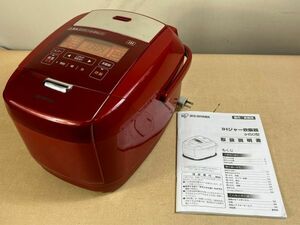 ◆GE47 IHジャー炊飯器 RC-IH50-R 最大炊飯容量 1.0Ｌ レッド 5合炊き　動作確認済み◆T