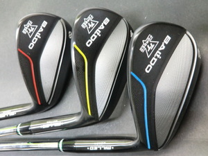 まとめて3本鮮やかカラーリング■美品2024バルド TT ミルド ウェッジ黒 TOUR KNIGHT WEDGE■50°■54°■58°■