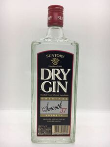 SUNTORY DRY GIN サントリー ドライ ジン オリジナル スムース スピリッツ 720ml 37% 古酒 未開栓