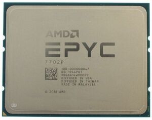 AMD EPYC 7702P 64C 2GHz 3.35GHz 256MB Socket SP3 1P 200W