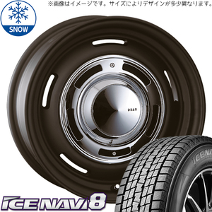 新品 サクシード スイフト 185/55R15 15インチ GOODYEAR ICENAVI 8 CRIMSON DEAN CrossCountry スタッドレス タイヤ ホイール セット 4本