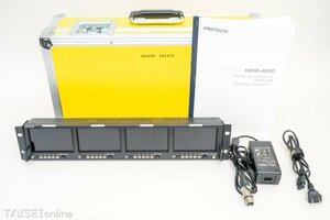 2U 4.3インチ 4連HDモニター PROTECH HDM-4000 ジャンク品扱い　24022802