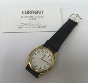 #72473 SEIKO セイコー CURRENT カレント VJ21-KVH0 クォーツ 腕時計 