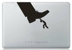 O928☆新品MacBook ステッカー シール Fighting Man Under The Shoe (13インチ)