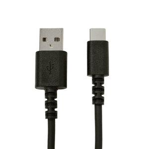 USBケーブル ラスタバナナ充電・通信ケーブルType-C/Type-A 3m ブラック｜R30CAAC3A01BK 15-8643
