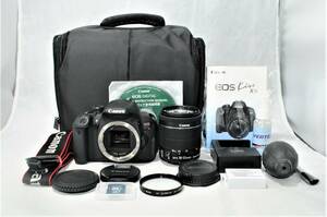 ★バッグ付★ キャノン Canon デジタル一眼レフカメラ EOS Kiss X7i レンズキット ■ M-19MR24-1774