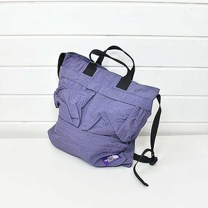 ノースフェイスパープルレーベル リップストップ 2WAY バッグ パープル the north face purple label｜23l1407