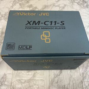 ビクター Victor JVC XM-C11-S シルバー ポータブル MDプレーヤー　MDLP対応　MD再生専用機 デッドストック
