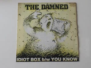 激レア 美盤 7" EP The Damned - IDIOT BOX 1985年 Swill DSR 8 green cardインナー付き
