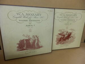 5ＬP+６LP;ワルター・ギーゼキング名演集「モーツァルト-ピアノ音楽全集」「同　」