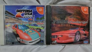 再出品 ドリームキャスト ゲームソフト デイトナUSA 2001 フェラーリ F355チャレンジ 2本セット 開封済 現状出品 送料無料