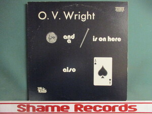 ★ O.V.Wright ： A Nickle And A Nail-and-Ace Of Spades LP ☆ (( 落札5点で送料無料