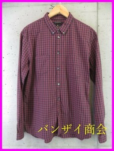 4211m14◆良品です◆ポールスミス◆R.NEWBOLD アールニューボールド ボタンダウン 長袖チェックシャツ XL/ジャケット/コート/トラッド