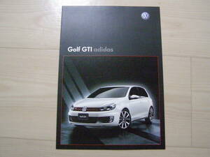 2011年1月　ゴルフ 6 GTI アディダス Adidas　カタログ
