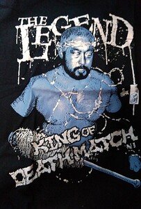 Tシャツ　W☆ING 　デスマッチ　松永光弘　 大日本プロレス　プロレス　ミスターデンジャー