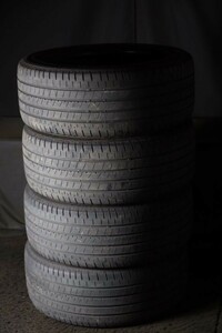 ★バリ山 235/45R18 BRIDGESTONE TURANZA T005A 2018年製 ラジアル 4本セット 1006-4-1 カムリマークXマジェスタレクサス等