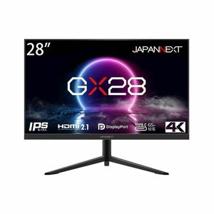 JAPANNEXT 「GX28」28型HDMI2.1 4K(3840 x 2160) 144Hz 液晶モニター JN-280IPS144UH