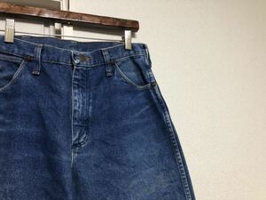 80sヴィンテージ MADE IN USAアメリカ製Wrangler ラングラー13MWZPWデニム パンツW31実測W80cmL78cm