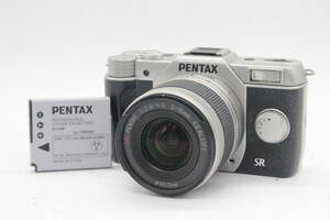 【返品保証】 ペンタックス Pentax Q10 SR smc pentax 5-15mm F2.8-4.5 バッテリー付き ミラーレス一眼 s4434
