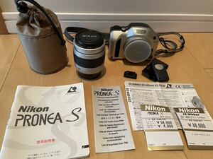 Nikon PRONEA S 一眼レフ カメラ レンズ 付き APSフィルム IX-Nikko 20-60ミリ F3.5-5.6 使用説明書 ニコン フイルムカメラ