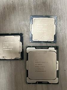 Intel Core i7 7700 3.6Ghz i9 7980XE 2.6Ghz i3 8100T 3.1Ghz CPU junk