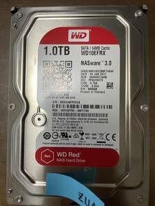 動作確認済 NAS HDD WD WESTERN DIGITAL Red 3.5インチ SATA 1TB WD10EFRX Crystal Disk Info 正常判定 データ完全消去[ZUA]