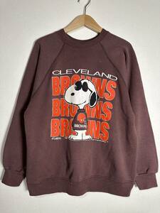 80s vintage ARTEX SNOOPY Cleveland Browns sweatshirt スヌーピー ヴィンテージスウェット 古着 アルテックス クリーブランド.ブラウンズ