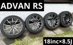 ✨送料込み✨YOKOHAMA ADVAN RS 18 8.5J