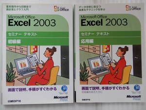 日経BP社 Excel 2003 セミナー テキスト 初級編 応用編 CD付き