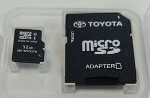 対策品 トヨタ純正ナビ NSZT-Y66T 2017秋 地図データ microSD