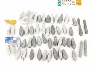 六角型オモリ 集魚オモリ 等 号数 約50～60号 総重量 約11.3kg セット おもり オモリ 錘