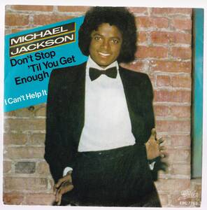 ダンクラ7inch・45★MICHAEL JACKSON / Don’t stop til you get enough / I can’t help it★ picture sleeve オランダ盤・Epic★