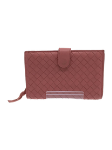 BOTTEGA VENETA◆2つ折り財布/-/PNK/レディース/121060 V0013 6640