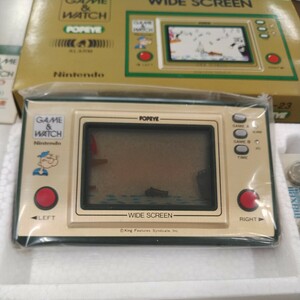 【デットストック未使用】ゲームウォッチ　ポパイ 任天堂PP-23#6000　GAME &WATCH WIDESCREEN POPEYE Nintendo