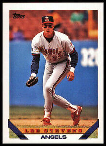 1993 Topps #467 Lee Stevens [Base] California Angels NM-MT 海外 即決