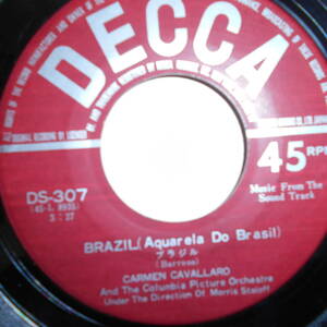 BRAZIL(Aquarela do brasil)/to love again 7inch