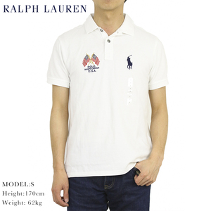 新品 アウトレット 428 Mサイズ メンズ 半袖 シャツ polo ralph lauren ポロ ラルフ ローレン ポニー USA 国旗