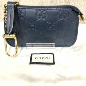 保存袋付き★【GUCCI】グッチ★コインケース グッチシマ レザー 小銭入れ 447964 CWC1G 1000 01