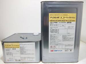 ■ＮＣ 訳あり品 油性塗料 鉄・木 クリヤー デュフロン4F II スーパーフレッシュ トップクリヤー