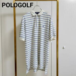 ポロ ゴルフ/POLOGOLF/Lボーダーポロシャツ