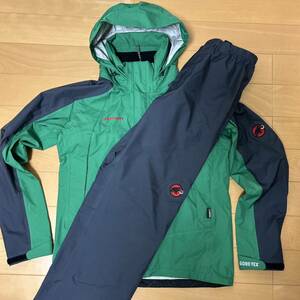 美品　Gore-Tex Climate Rain-Suit Men’s (クライメイト レインスーツ) MAMMUT(マムート) メーカー希望小売価格 ¥40,700 EUサイズS