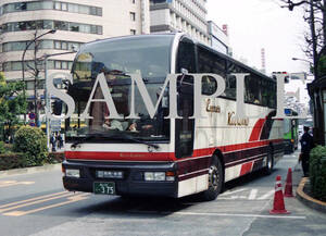 Ｆ【バス写真】Ｌ版１枚　加越能バス　スペースウイング　東京線