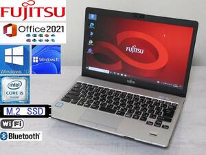 WQHDパネル搭載！ FUJITSU Lifebook S936/M　Corei5 （6300U）最新のoffice2021Proもインストール済み！